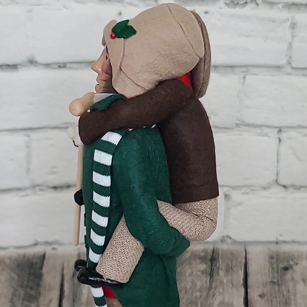 Byers' Choice Caroler 1991-94 Bob Cratchit & Tiny Tim From 